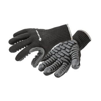 BROL PU-coated anti-vibration protective gloves black  9 HT5K765-9 HOGERT