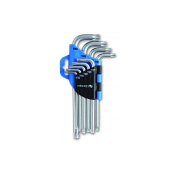 Ключи TORX T10-15-20-25-27-30-40-45-50 набор HT1W814 HÖGERT