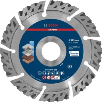 Deimantinis pjovimo diskas  125x2.2x22.2 EXPERT Multi Material BOSCH 2608900660