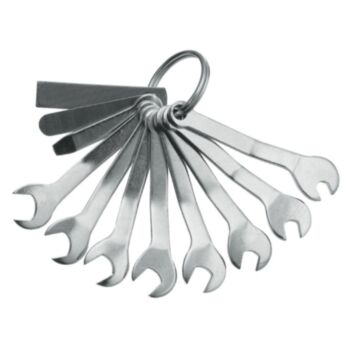 Open-ended spanner set 4-7.5mm 10pcs. Magneto N836 PADRE