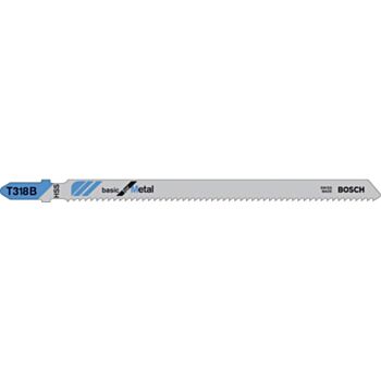 Пилки для лобзика T318B 132 mm FOR METAL 5tk/p BOSCH 2608631404