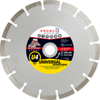 Teemantlõikeketas  300x2.8x25.4 U4 superior DRONCO 4304190100