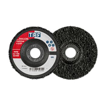 Cleaning disc with pad 125x22 POLITAF DARK TAF DV121-C