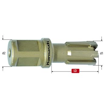 Корончатое сверло TCT Hard-LineRail30 30x30mm 20130630 KARNASCH