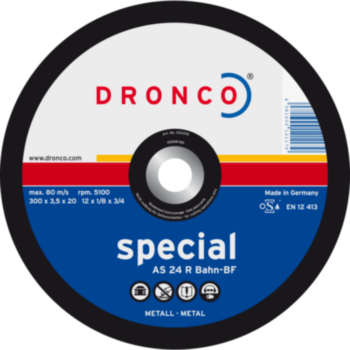 Lõikeketas 300x4.0x22.2 AS24R BAHN superior 80m/s DRONCO 1301376100