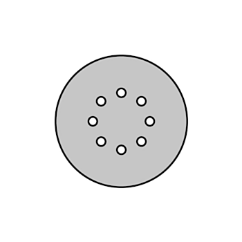 Lihvpaberketas 150/8 P  80 VELCRO KLINGSPOR GLS2