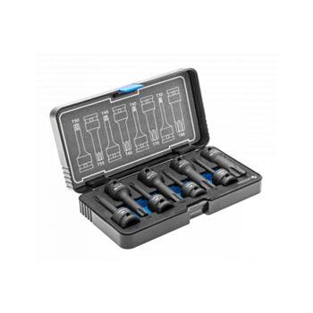 Löökpadrunite komplekt 1/2" TORX otsak 8 padrunid.T30,40,45.50,55,60,70 HT6R002 HÖGERT