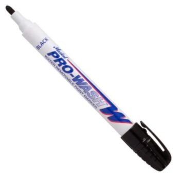 Marker PRO-WASH 3.0mm must   MARKAL (veega mahapestav)