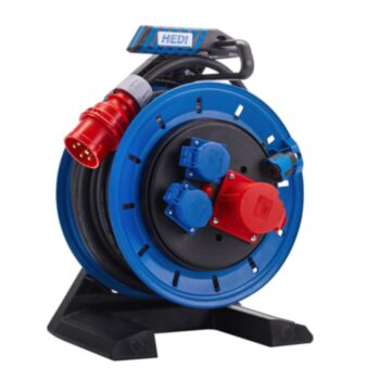 Сable reel  25m Generation 7 Champion neoprene H07RN-F5G2,5 5x16A/400V IP54 K7D2516T2 HEDI