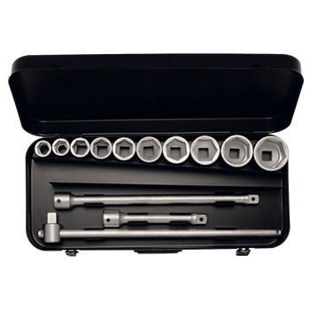 Socket set 3/4" 12-piont 13tk. 7/8-2" met.box No.770-S10OKA ELORA