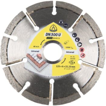 Алмазный диск 125x 6x22  DN300U EXTRA KLINGSPOR 666280
