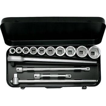 Padrunvõtmete komplekt 3/4"  6-kant 14tk. 22-50 met. kohver No.771-S10MU ELORA