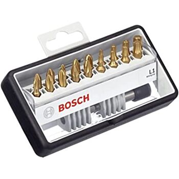 Screwdriver Bit Set"Max Grip" 12pcs/25mm with Quick Change Holder BOSCH 2608522128