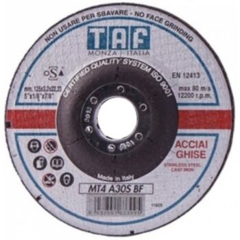 Lõikeketas 125x3.2x22 A 30R T42 Inox BIT55 TAF depressed centre