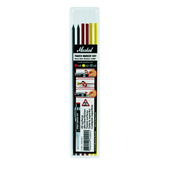 Profimarkeri südamik (grafiit 2tk+pun.2tk+kollan.2tk) TRADES-MARKER DRY   MARKAL 096263