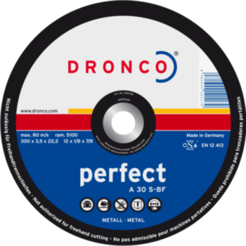 Lõikeketas 300x3.5x32.0 A30S PERFECT St-ry 80m/s DRONCO 2301340100