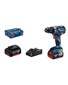 Akkuporakone/ruuvinv&auml;&auml;nnin GSR 18V-65 2x5.0Ah, GAL 18V-40, LB BOSCH 06019N3203