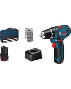 Cordless Drill/Driver GSR 12V-15 2x2.0 BOSCH 060186810H