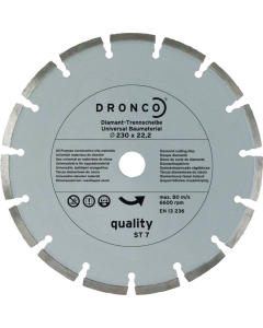 Алмазный отрезной диск 180x2.2x22 ST-7 quality DRONCO 4180485100