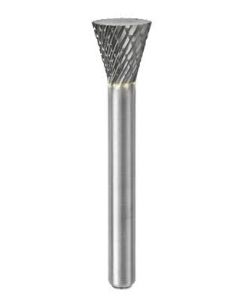 Carbide burr WKN Inverted Cone  9.6x 9.6x6.0-55mm Diamond Cut Tungsten Carbide N61010-8 PROCUT