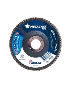 Flap disc 125x22 zircon METALYNX pro  40 tapered WEILER 388821