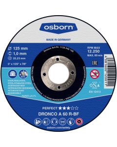 Cutting disc 125x1.0x22 A 60R inox PERFECT OSBORN/DRONCO 1120240100