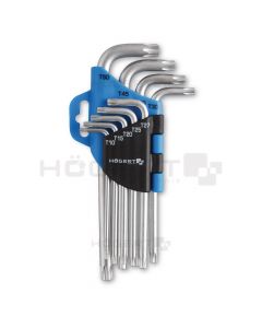 TORX key set (T10-15-20-25-27-30-40-45-50) plastic holder HT1W814 HÖGERT