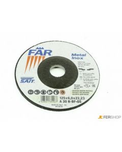 Обдирочный диск 125x 6.0x22 A30N inox FAR-DS T27 SAIT 033006