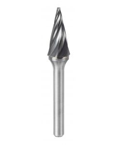 Carbide burr SKM Cone  9.6x19.2x6.0 Alu-plastic Tungsten Carbide L=64mm M61020-3 PROCUT